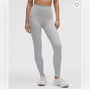 Gray Patterned Leggings wunder train 28” high rise